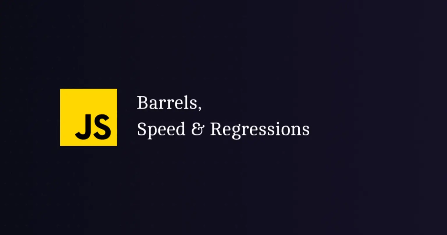 Barrels, Speed & Regressions